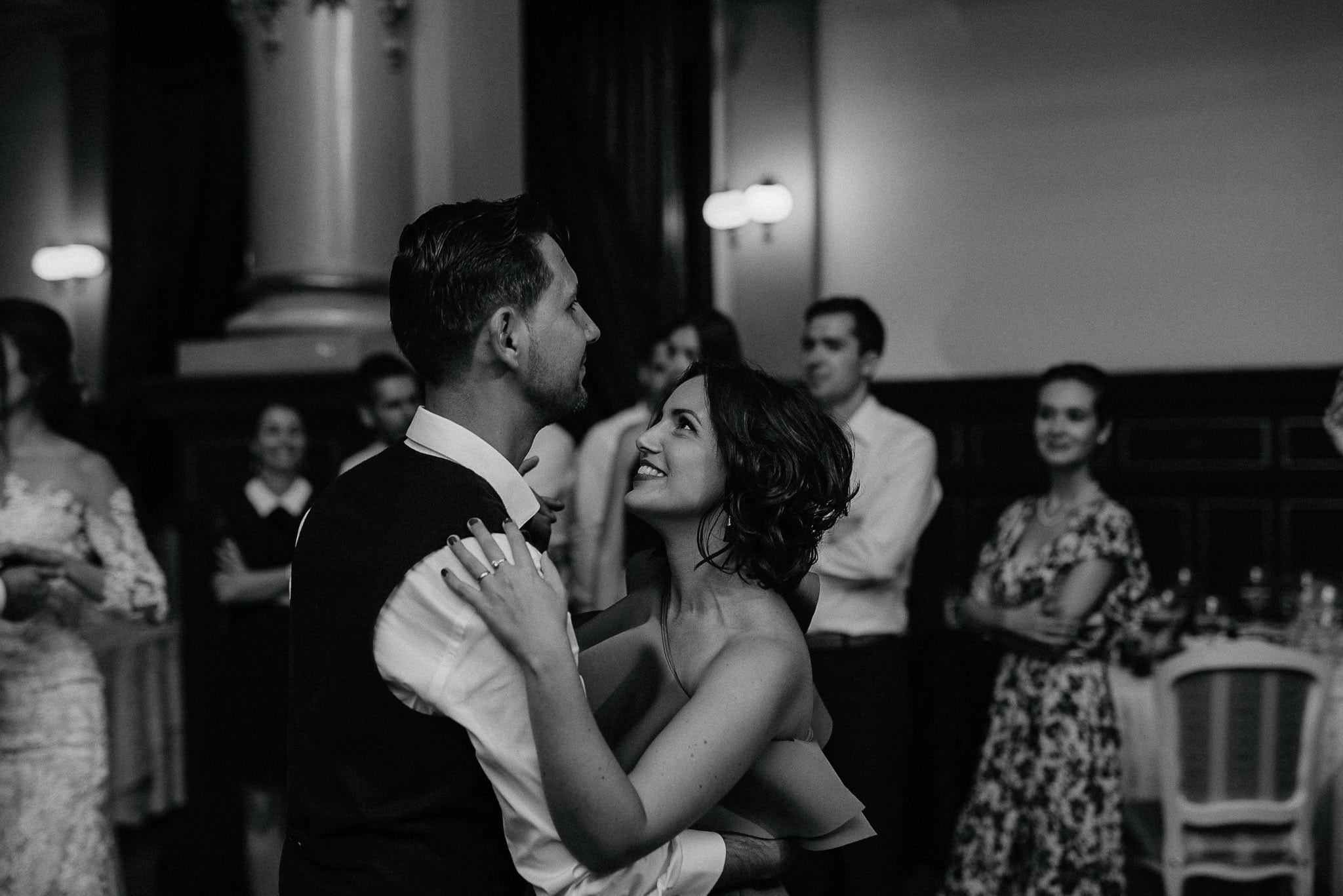 couple dancing at a wedding