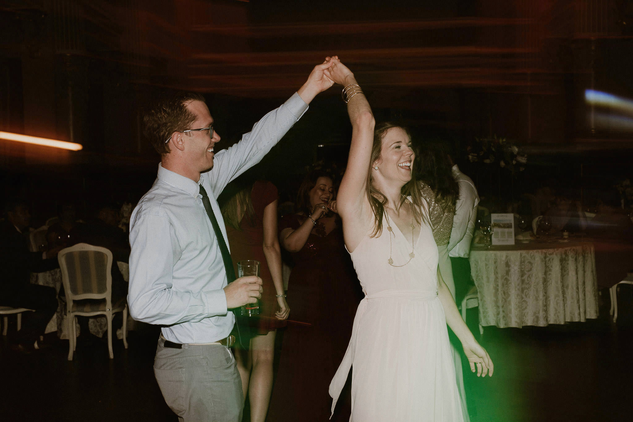 dancing moves on the dance floor