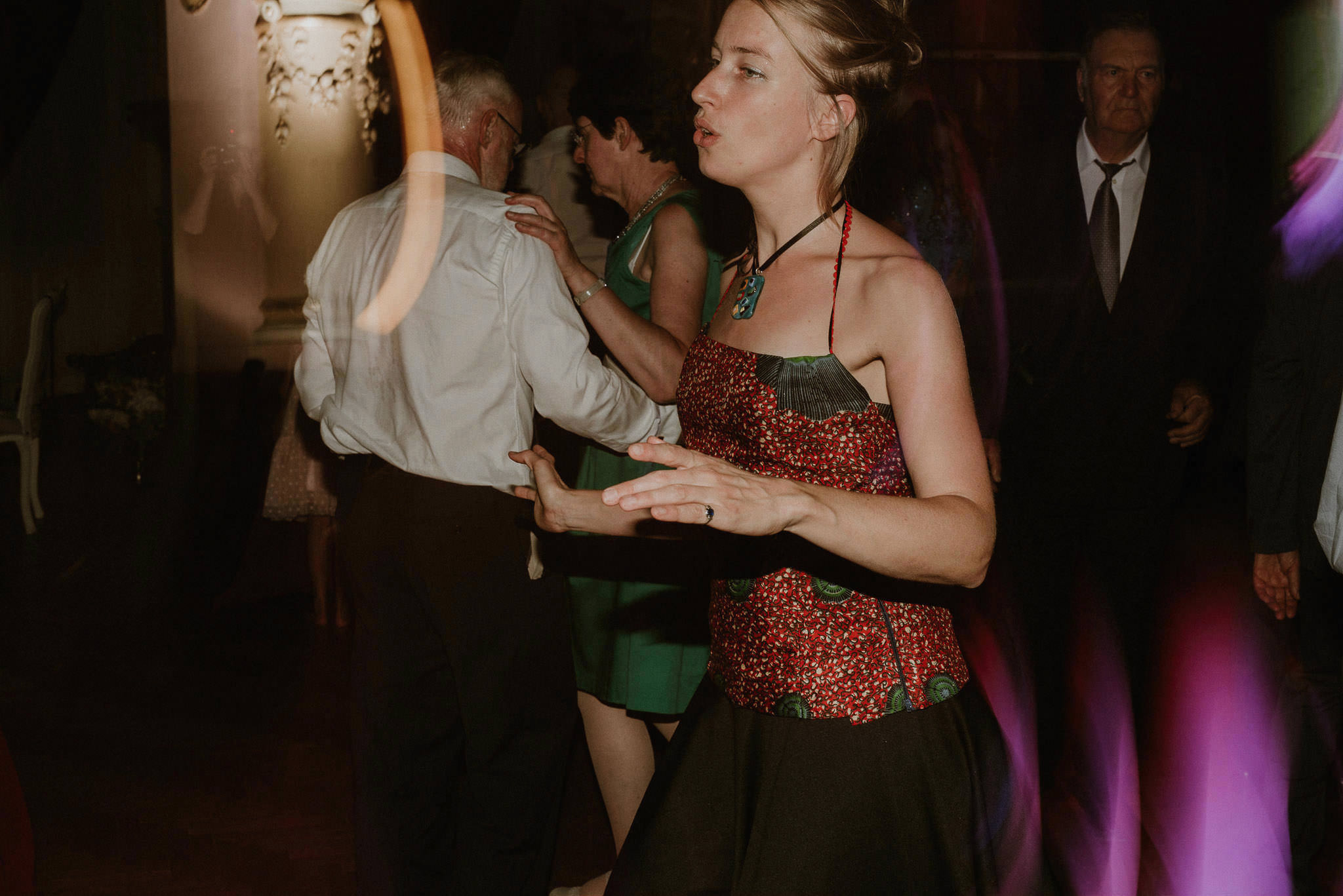 dancing during the wedding party