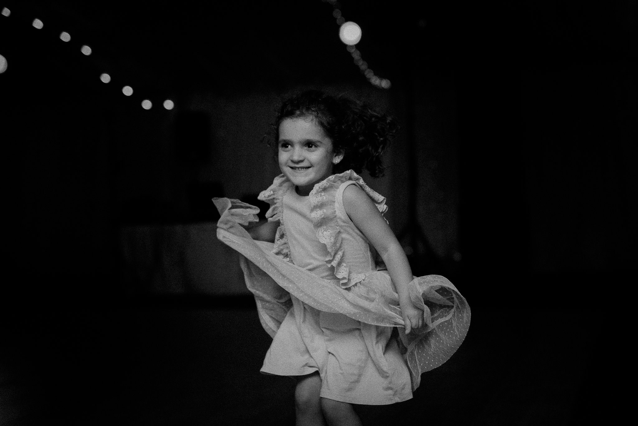 little girl dancing all night
