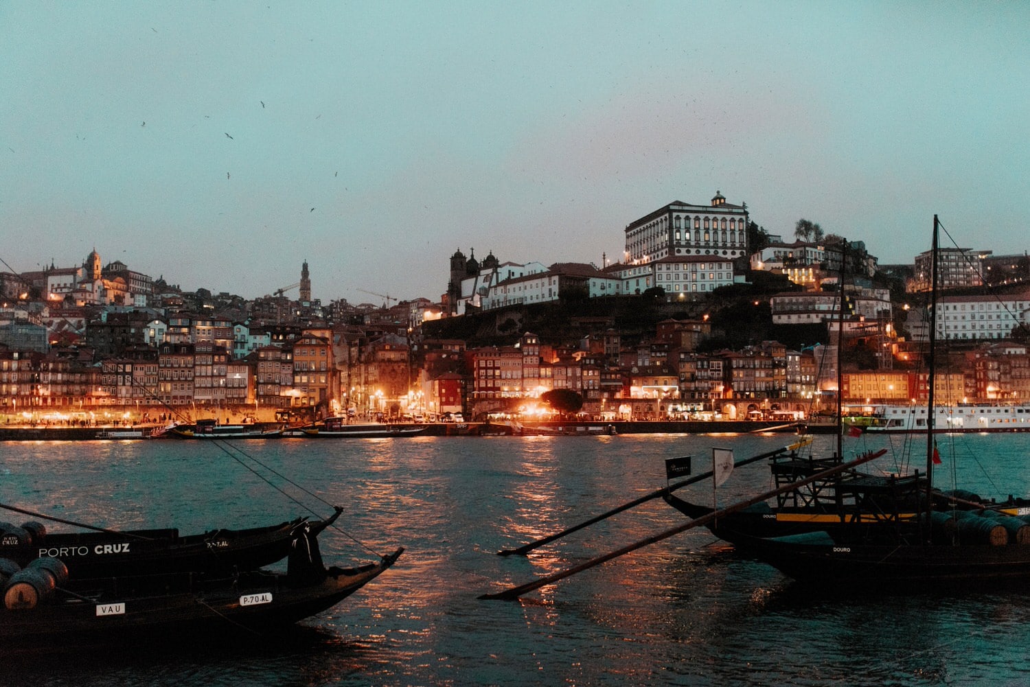 moody Porto on a rainy day