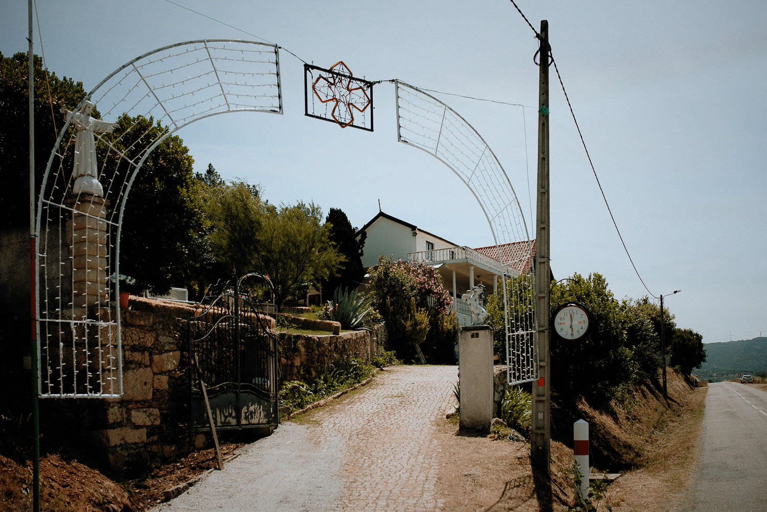 Charming Destination Wedding in the Portuguese Countryside - diy home backyard wedding