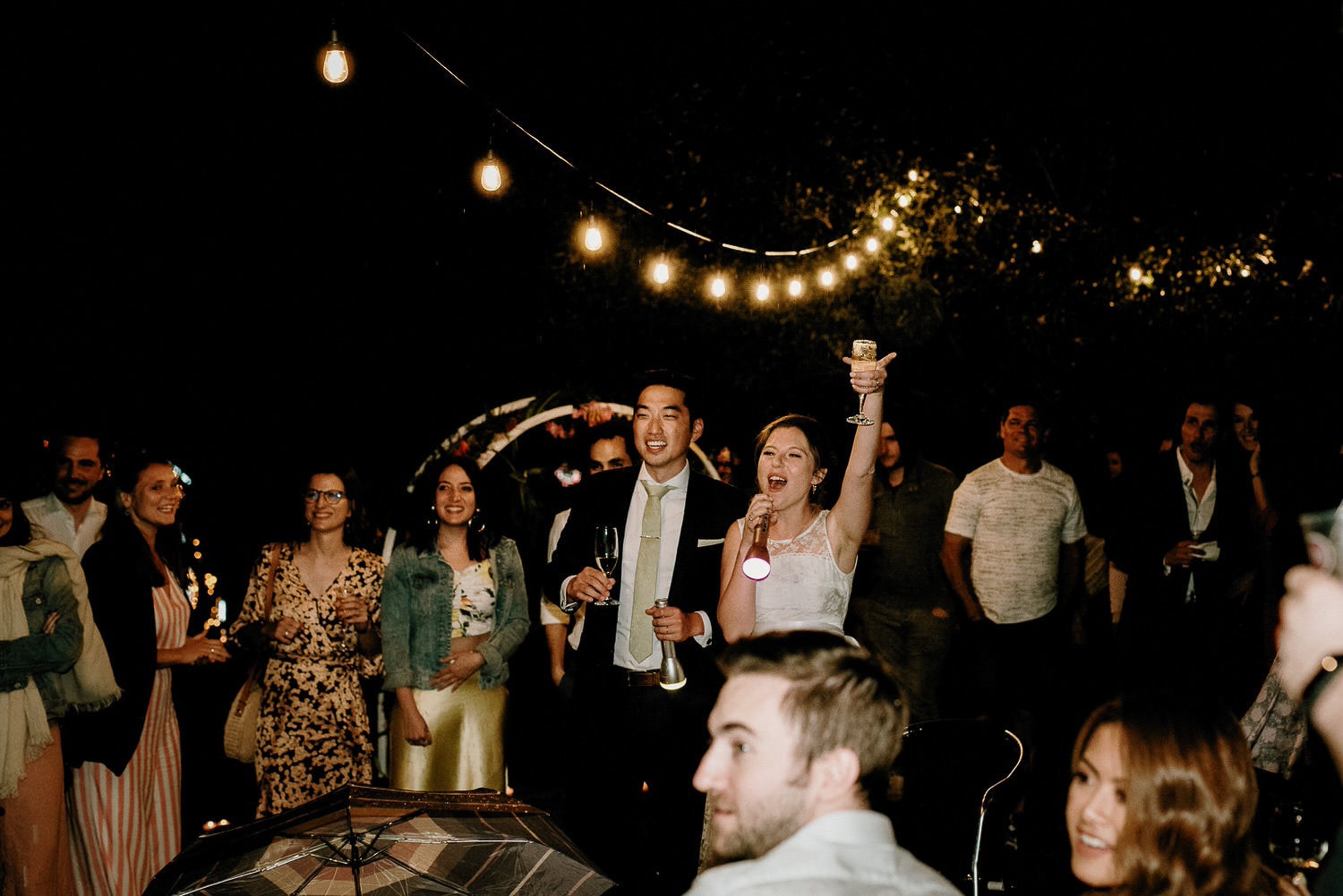portugal wedding photographer Charming Destination Wedding in the Portuguese Countryside - bride and groom enjoying the surprise karaoke night