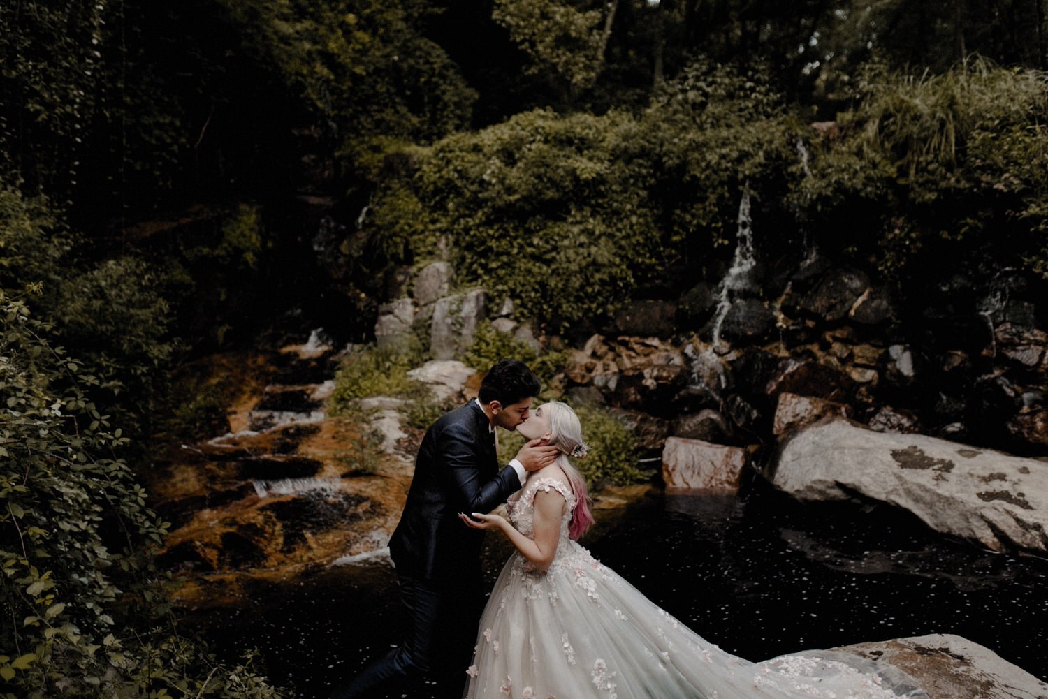 enchanted forest wedding photography